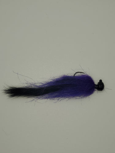 Black & Purple Ned Hair Jig