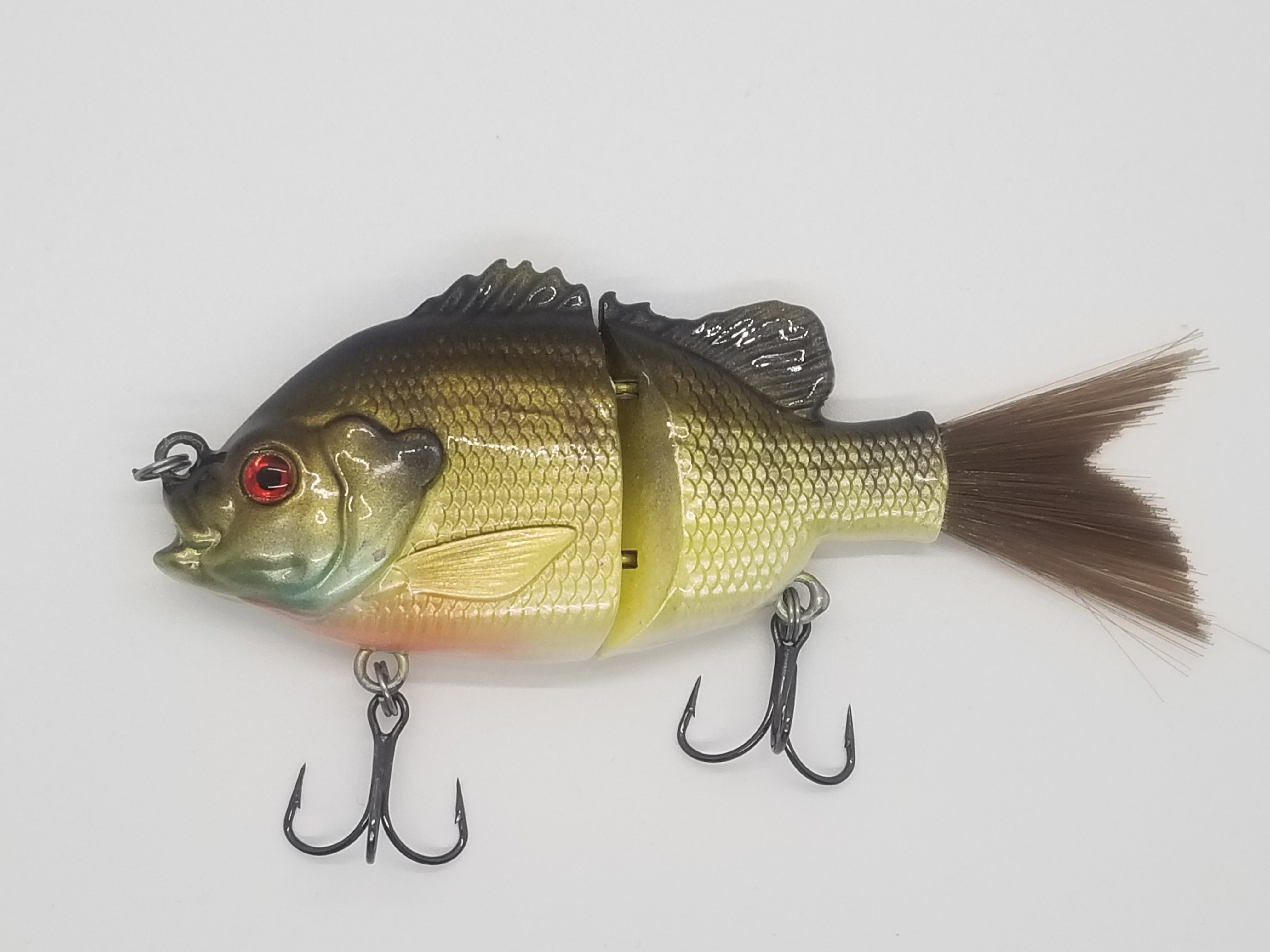 Bluegill- 5 inch 1.3oz Sunfish Swimbait – JTB Custom Lures