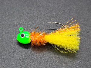 Tangerine Bubba Crappie Jig