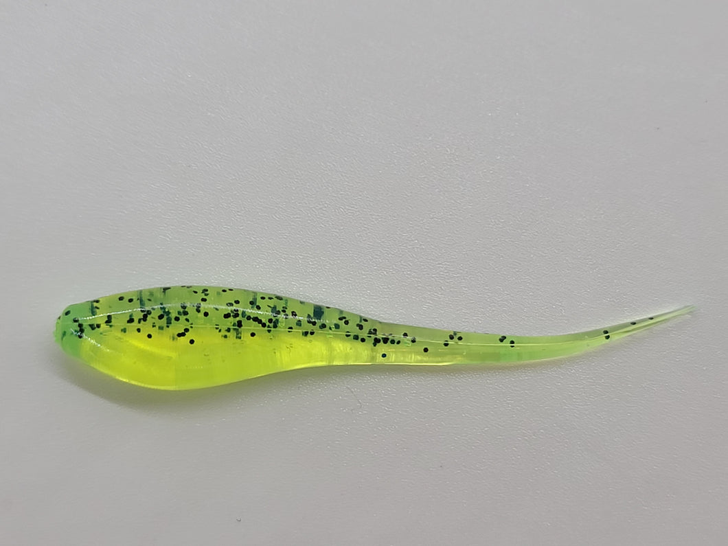 Transparent Chartreuse Black Flake